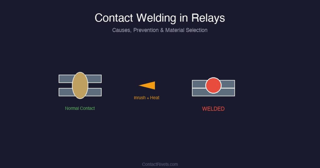 Contact Welding in Relays: Causes, Prevention & Materials
