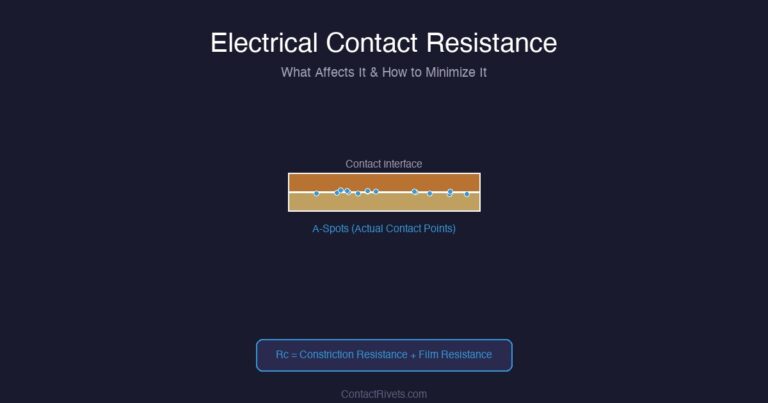 Electrical Contact Resistance: Causes & Minimization