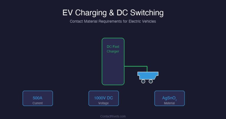 EV Charging & DC Switching: Contact Material Requirements